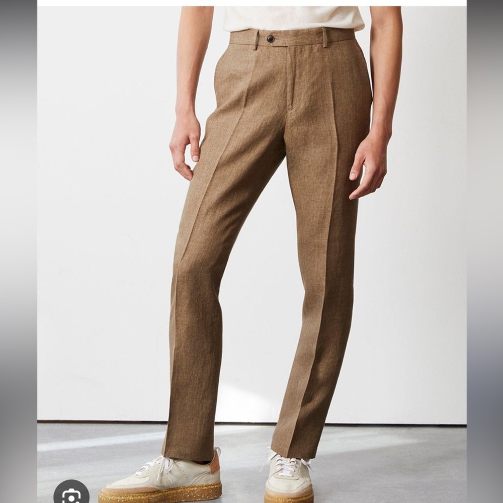 Todd Snyder Brown Linen Trouser 30x30